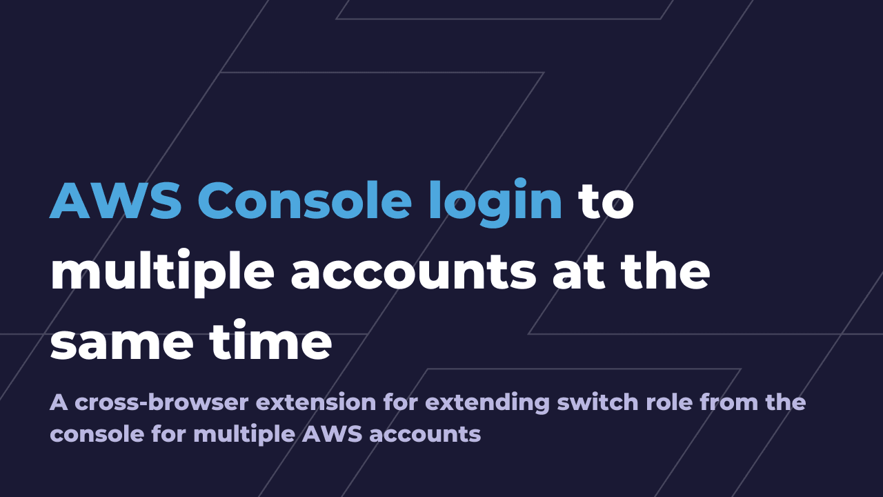 AWS Console login to multiple accounts at the same time