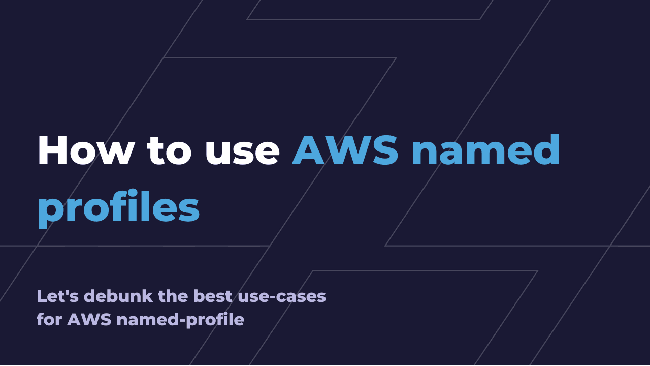 How to use AWS named profiles