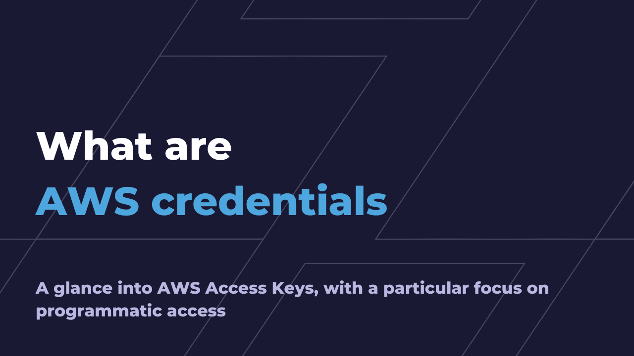 What are AWS credentials?